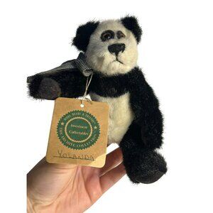 VTG 1990s Boyds Bears "Yolanda" Jointed Panda Plush with Tags – 5.5" Collectible